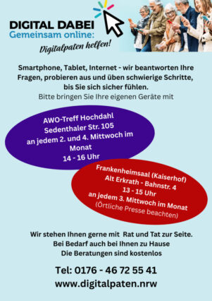 Flyer-Veranstaltungen Digital Dabei